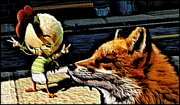 ''Along the way, however, they met a fox...''